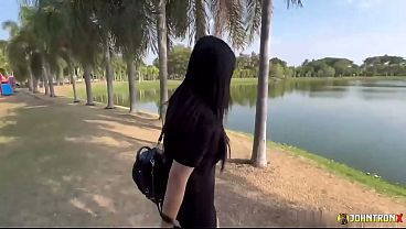 JohnTronX – Chubby Thai girl with big boobs and ass gets fucked hardcore