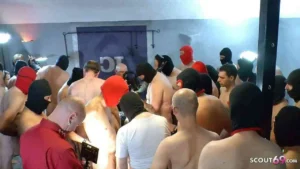 Pussy Full of Sperm – German Creampie Bukkake Gangbang