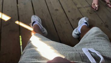 Big Ass Milf Public Fuck and Blowjob on Viewpoint Tower – Risky POV