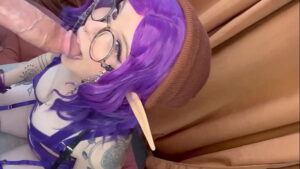 Cute E-girl is a Deepthoat Heaven