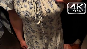 Fitting Room Blowjob and Doggy Fuck Gone Wild – He Couldn’t Stay Quiet!