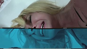 Four Girls Take Turns Deepthroating One Lucky Cock in the Locker Room