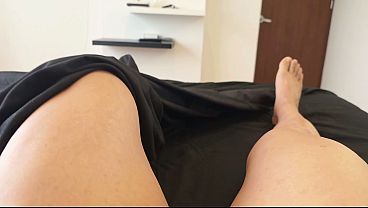 Oh no! My Stepsis caught me masturbating! But she gave me a blowjob to help me cum!