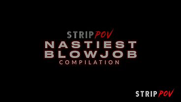 StripPOV’s Nastiest Blowjob Compilation – Sloppy Deepthroat & Throatpie Madness