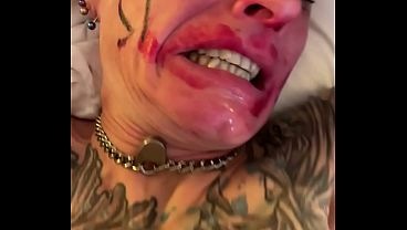 Human Fuck-Doll Experiment: Latex-Doll Vilja’s Ass-Only Workout, Gag-Hole Training & Sloppy Facial Bath