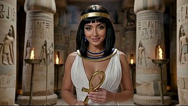 ourdream | Seductive Egyptian Nefari’s Hot Temple Cum Covered Tits