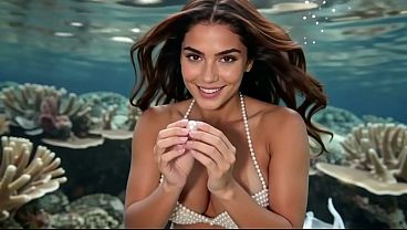 ourdream | Submerged Fun With Voluptuous Larissa In Her Grotto