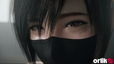 Yuffie Final Fantasy 7 – Wet Sloppy Blowjob Service [Mask Version] 3D Animation