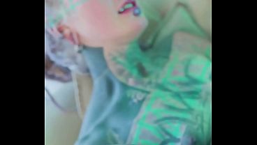 Alt babes with pierced pussies strap on ANAL fuck