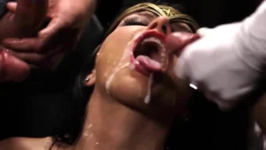 Justice League Gangbang Facial