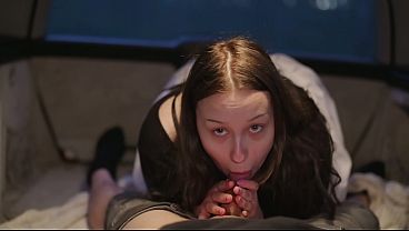 outdoor blowjob