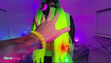 Rave Neon Deepthroat Lets Lani Rivers Milk Brian Omally’s Cock!