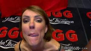 Gangbang with anal and facials on milf elen