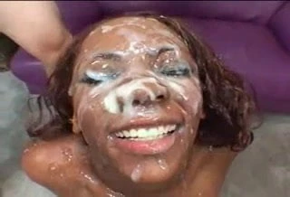 I’m a black slut. Cum on my face!!!
